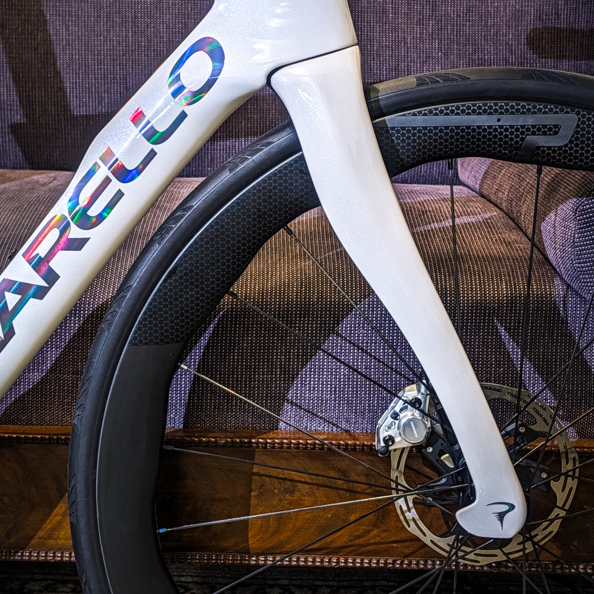 Pinarello Dogma F - Phantom Ice - Sram Red AXS / Princeton CarbonWorks PEAK