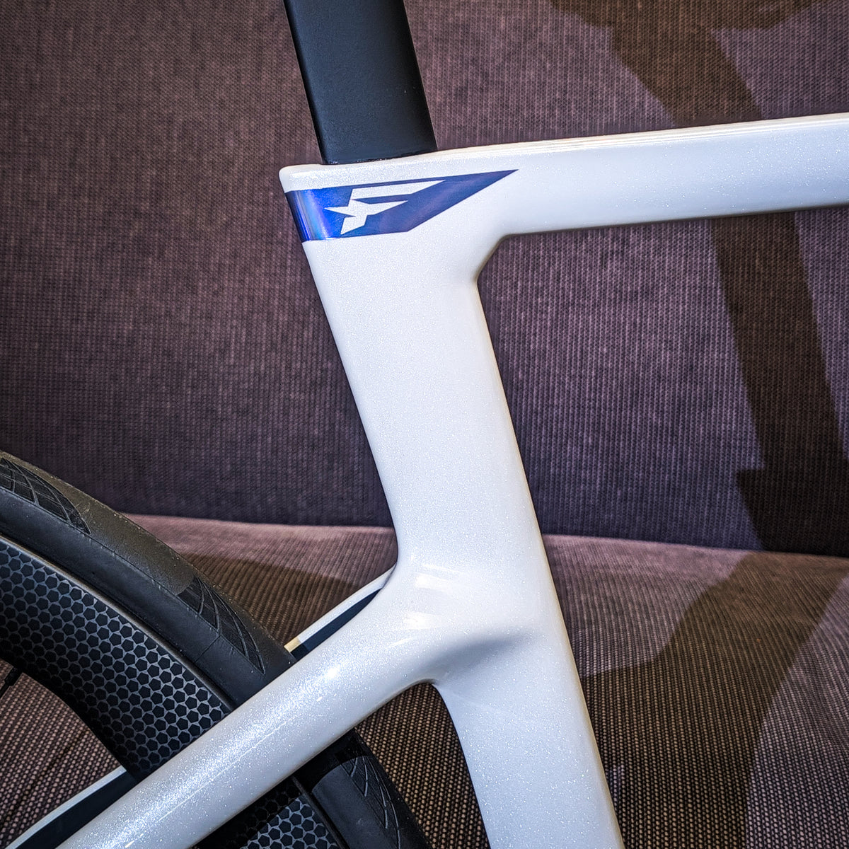 Pinarello Dogma F - Phantom Ice - Sram Red AXS / Princeton CarbonWorks PEAK