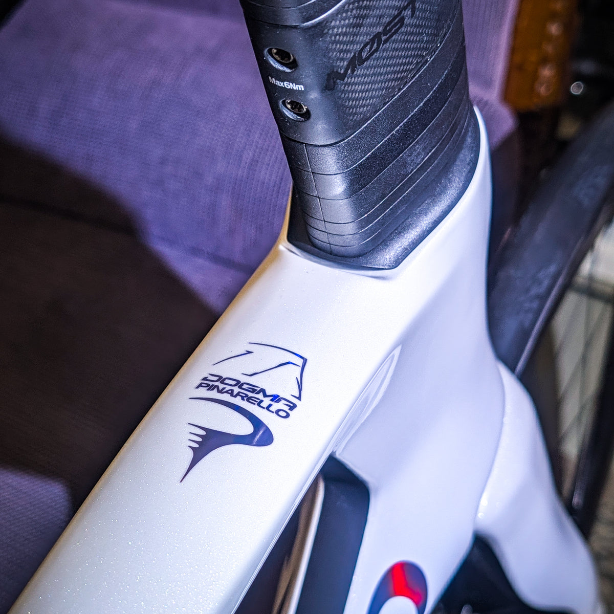 Pinarello Dogma F - Phantom Ice - Sram Red AXS / Princeton CarbonWorks PEAK